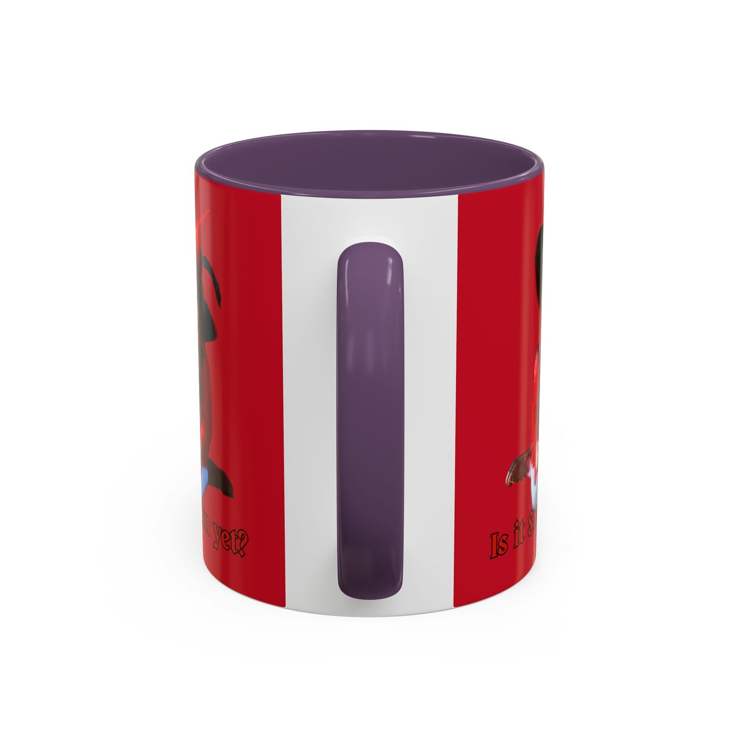 Is it Samhain yet? Red Accent Mug by CreepyCrafts.boo