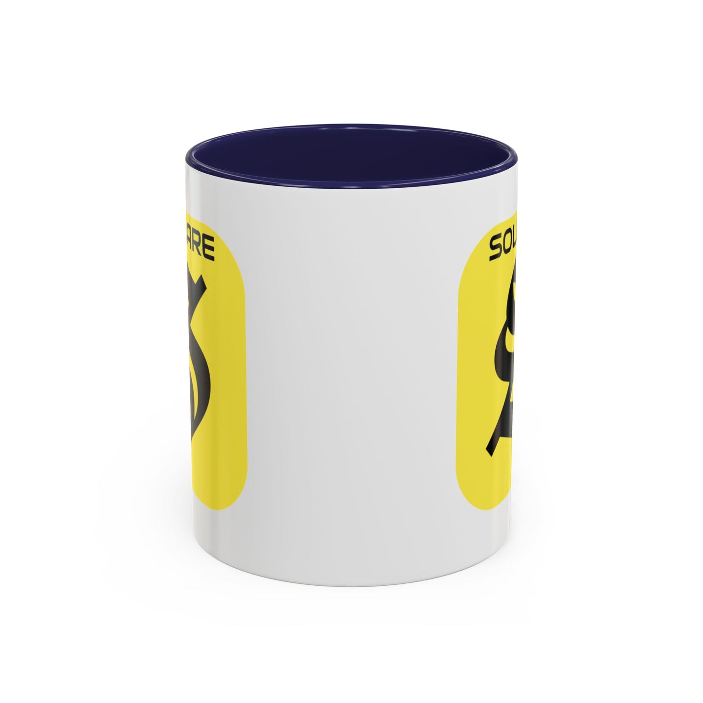 SolflareLogo White Accent Mug by cypherpunkgear.com