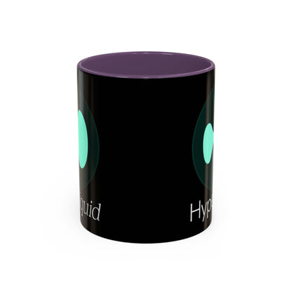 Hyperliquid White font Black Accent Mug by cypherpunkgear.com