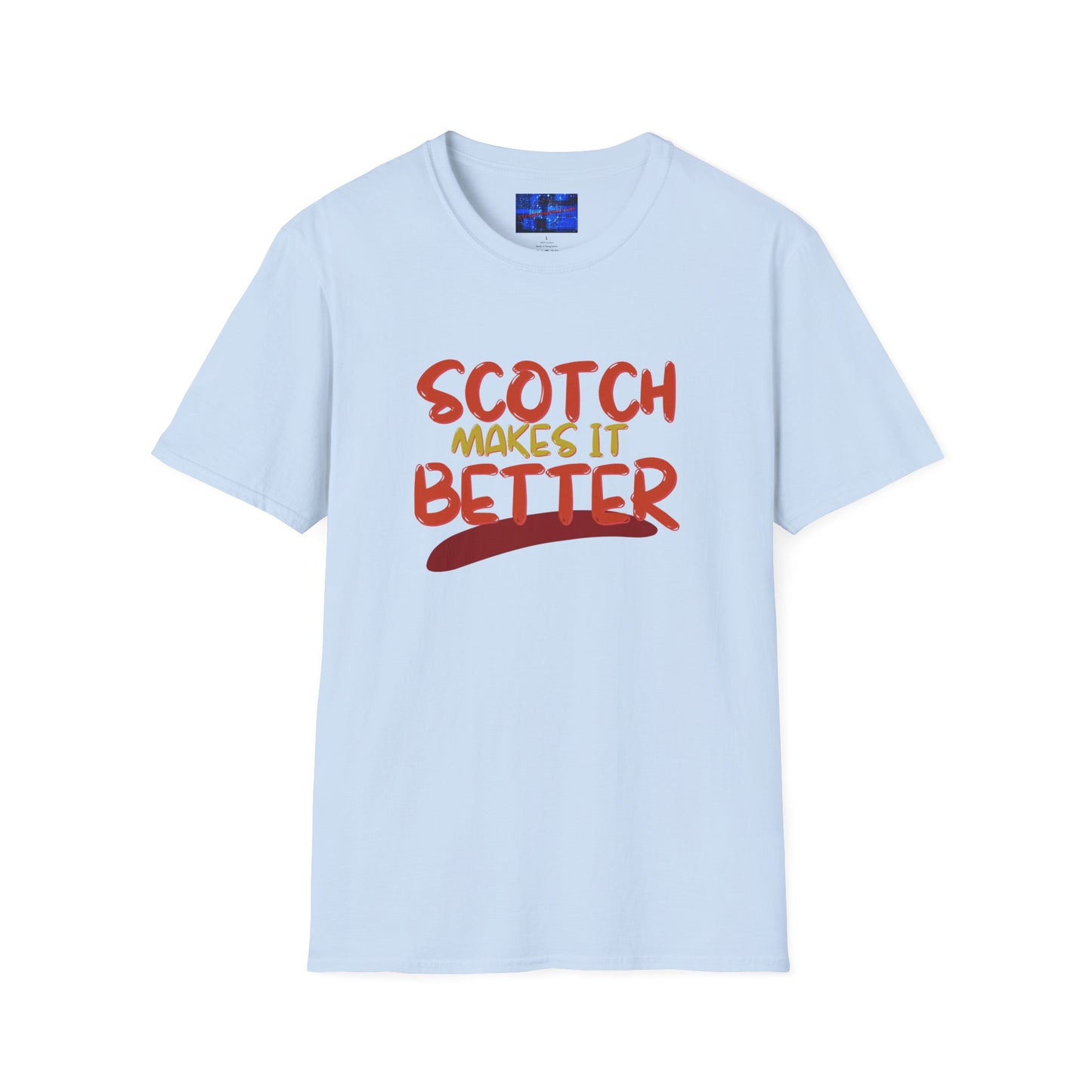 ¡Scotch lo mejora con cypherpunkgear! Camiseta unisex de estilo suave