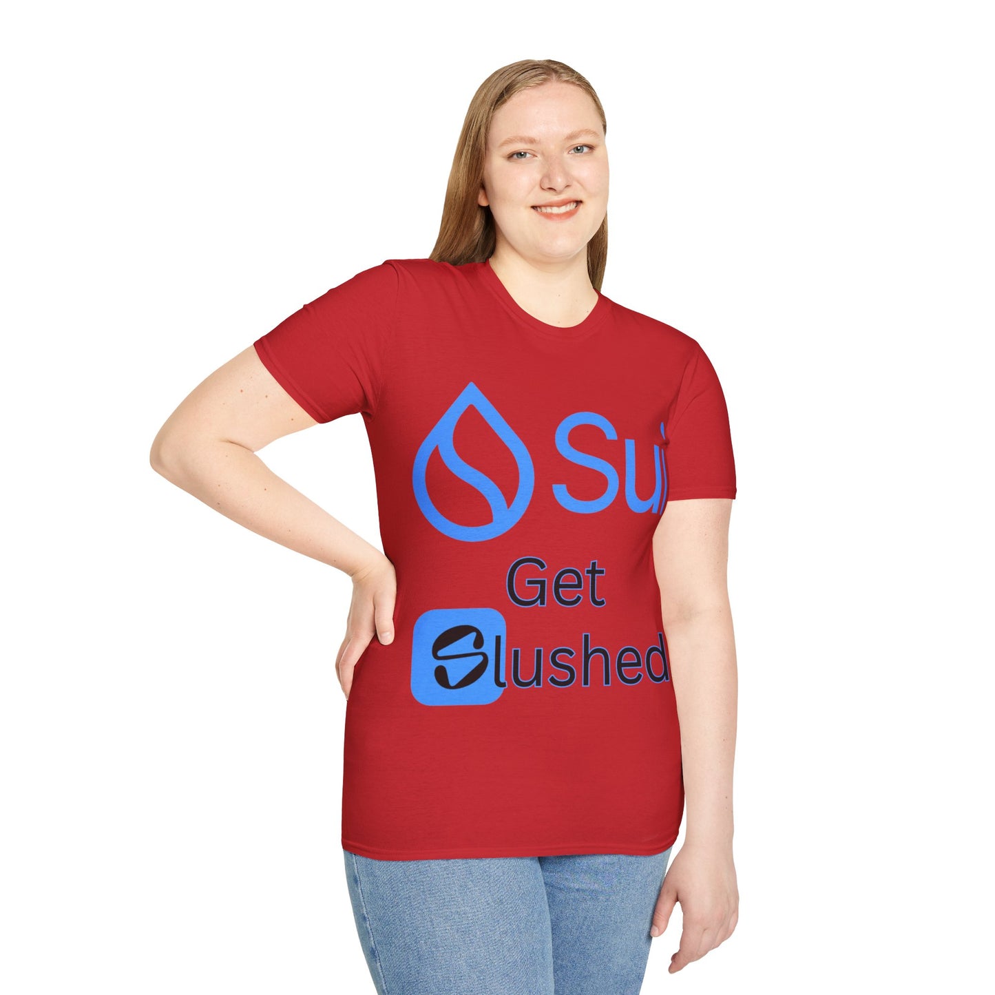 Sui: Get Slushed Light colors Unisex T-Shirt by cypherpunkgear.com