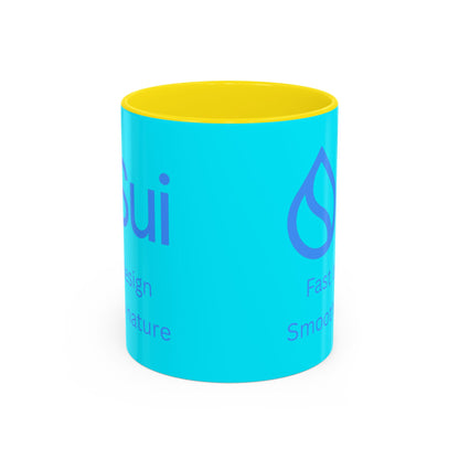 SUI Light Blue Accent Mug by cypherpunkgear.com