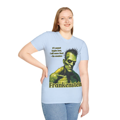Frankenstein's Creature Light colors Unisex T-Shirt by CreepyCrafts.boo