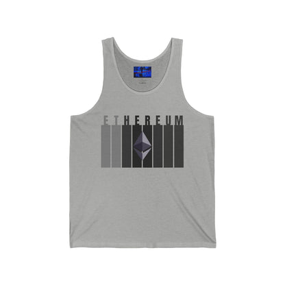 Ethereum (ETH) Unisex Jersey Tank Top by cypherpunkgear.com