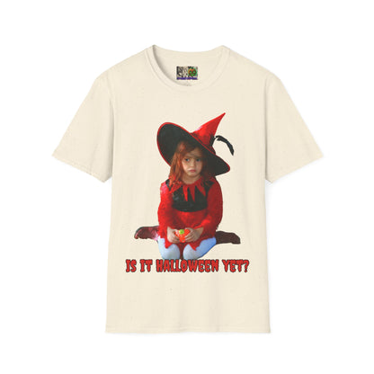 Is it Halloween yet? Light colors Unisex T-Shirt by CreepyCrafts.boo