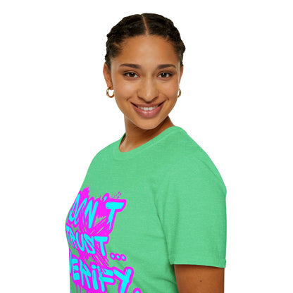 Don't Trust...Verify. Dark colors Unisex T-Shirt by cypherpunkgear.com