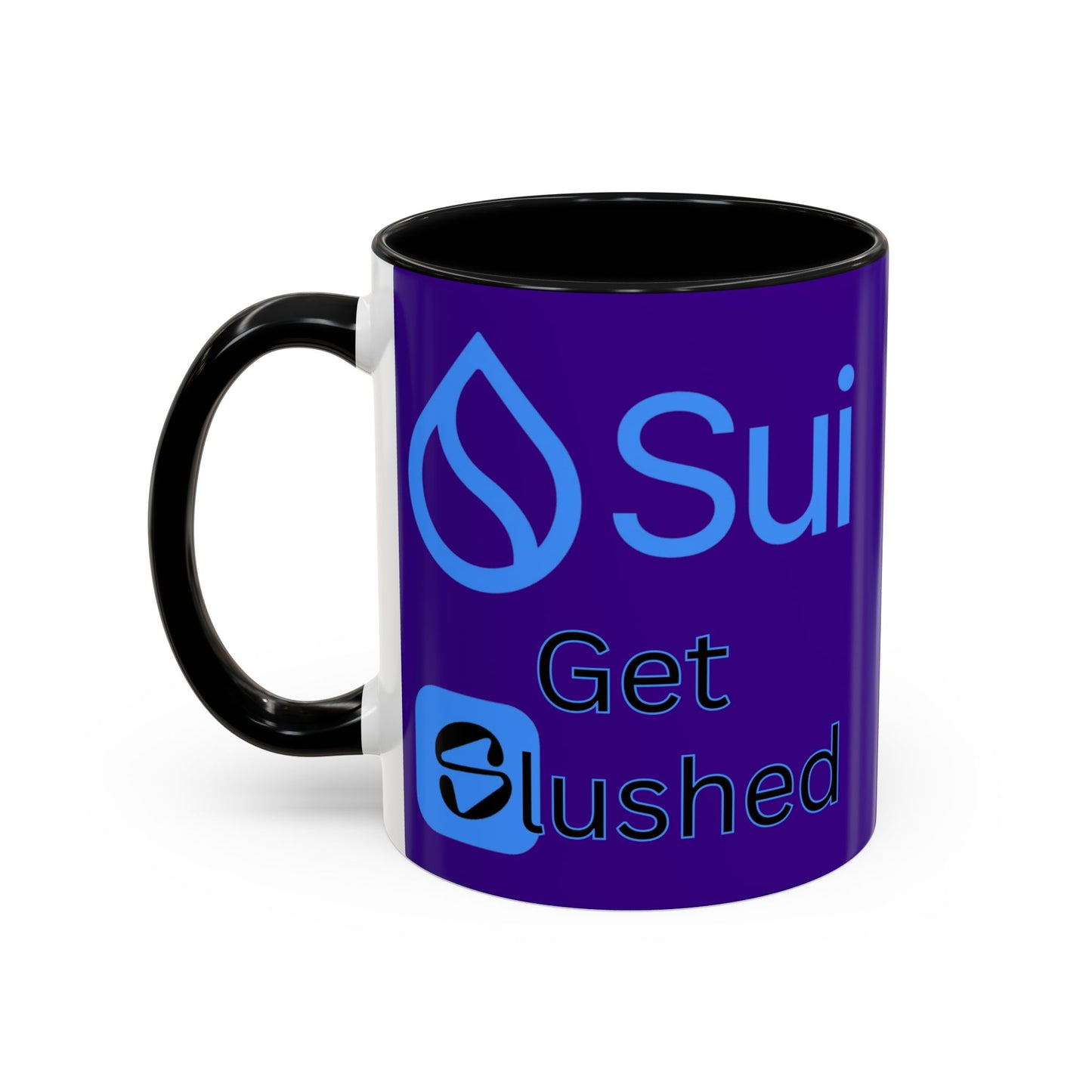 Sui: Get Slushed Purple Accent Mug by cypherpunkgear.com