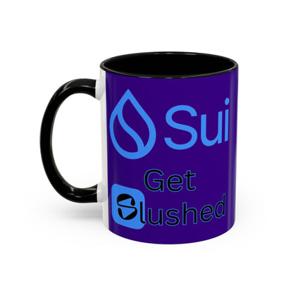 Sui: Get Slushed Purple Accent Mug by cypherpunkgear.com