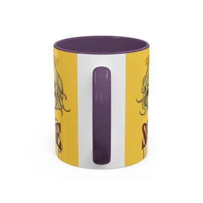 Caution, Savage Yellow Accent Mug by cypherpunkgear.com