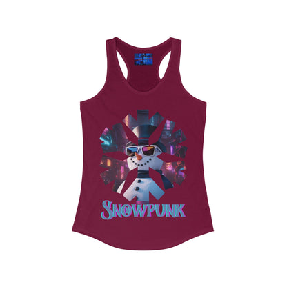 Snowpunk Women's Racerback Tank Top by cypherpunkgear