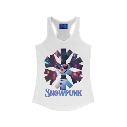 Snowpunk Women's Racerback Tank Top by cypherpunkgear