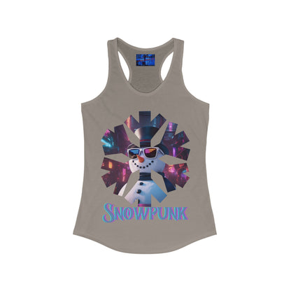 Snowpunk Women's Racerback Tank Top by cypherpunkgear