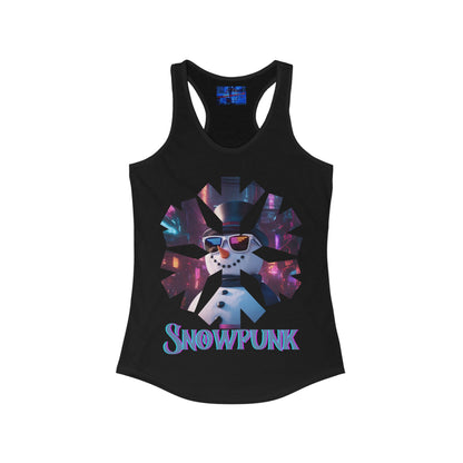 Snowpunk Women's Racerback Tank Top by cypherpunkgear