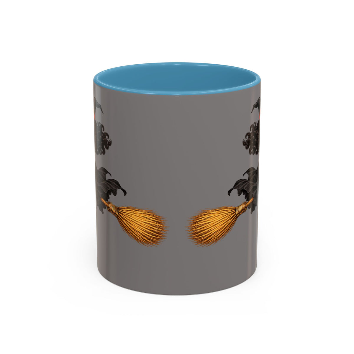 Velvet Vex Grey Accent Mug by CreepyCrafts.boo