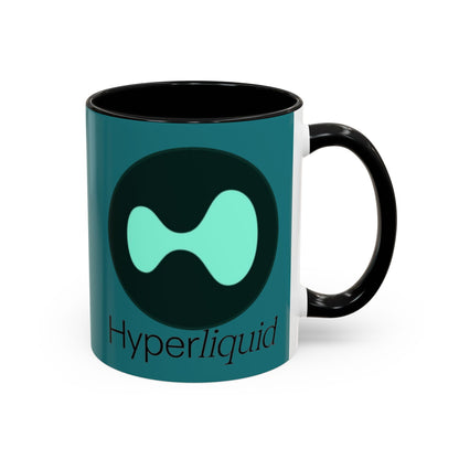 Hyperliquid Black font Hyperliquid Accent Mug by cypherpunkgear.com