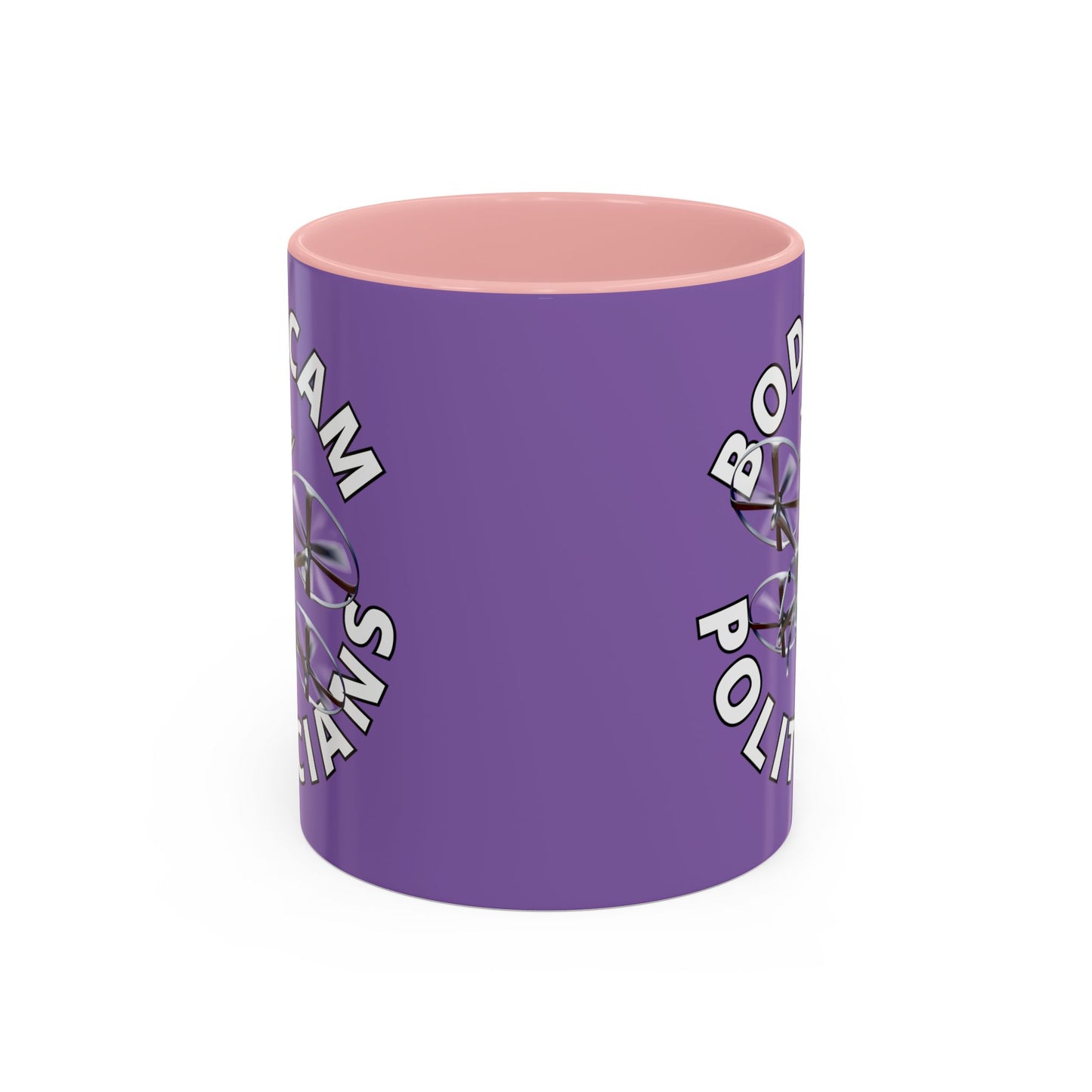 Bodycam the Politicians Drone Light Purple Accent Mug by cypherpunkgear.com