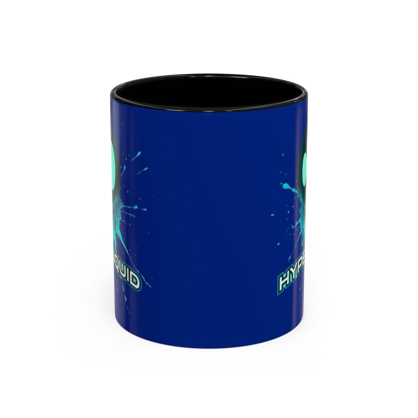 HYPE Drip Blue Accent Mug by cypherpunkgear.com