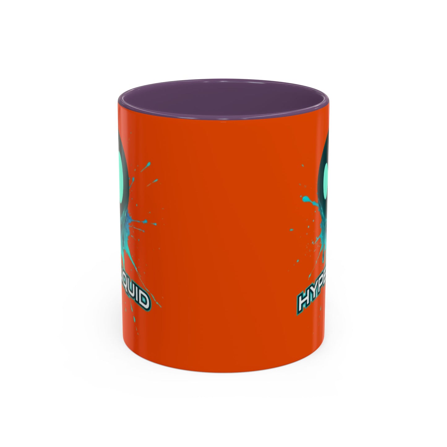 HYPE Drip Orange Accent Mug by cypherpunkgear.com