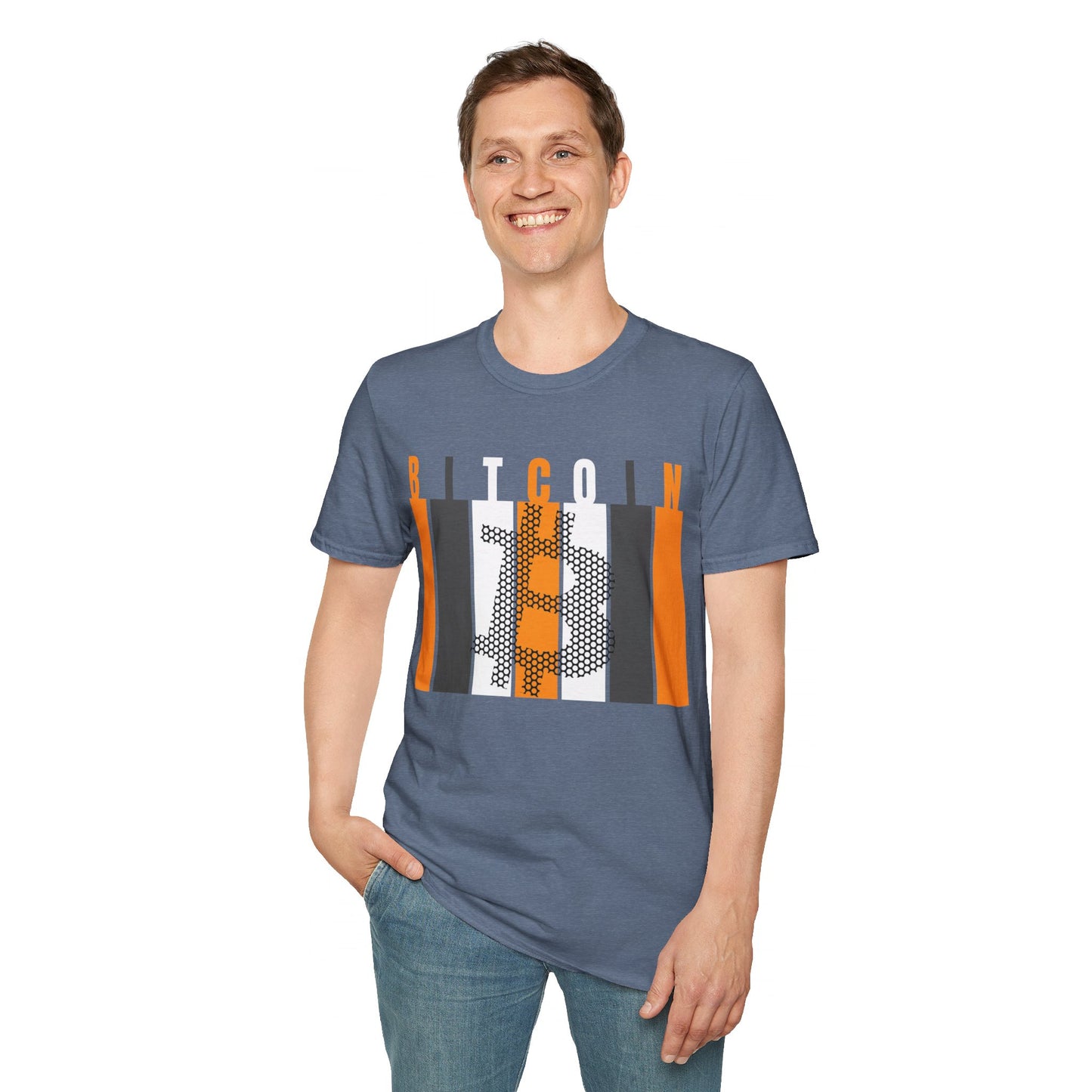 Bitcoin (BTC) DKcolors Unisex T-Shirt by cypherpunkgear