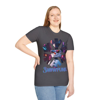 Snowpunk Dark colors Unisex T-Shirt by cypherpunkgear.com