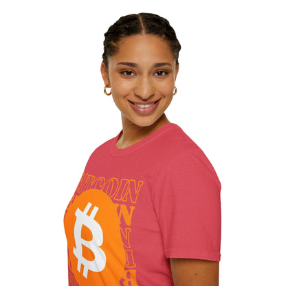 Bitcoin Bitcoin Bitcoin (BTC) LTcolors Unisex T-Shirt by cypherpunkgear