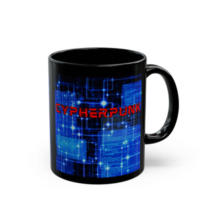 Cypherpunk Black Mug by cypherpunkgear.com