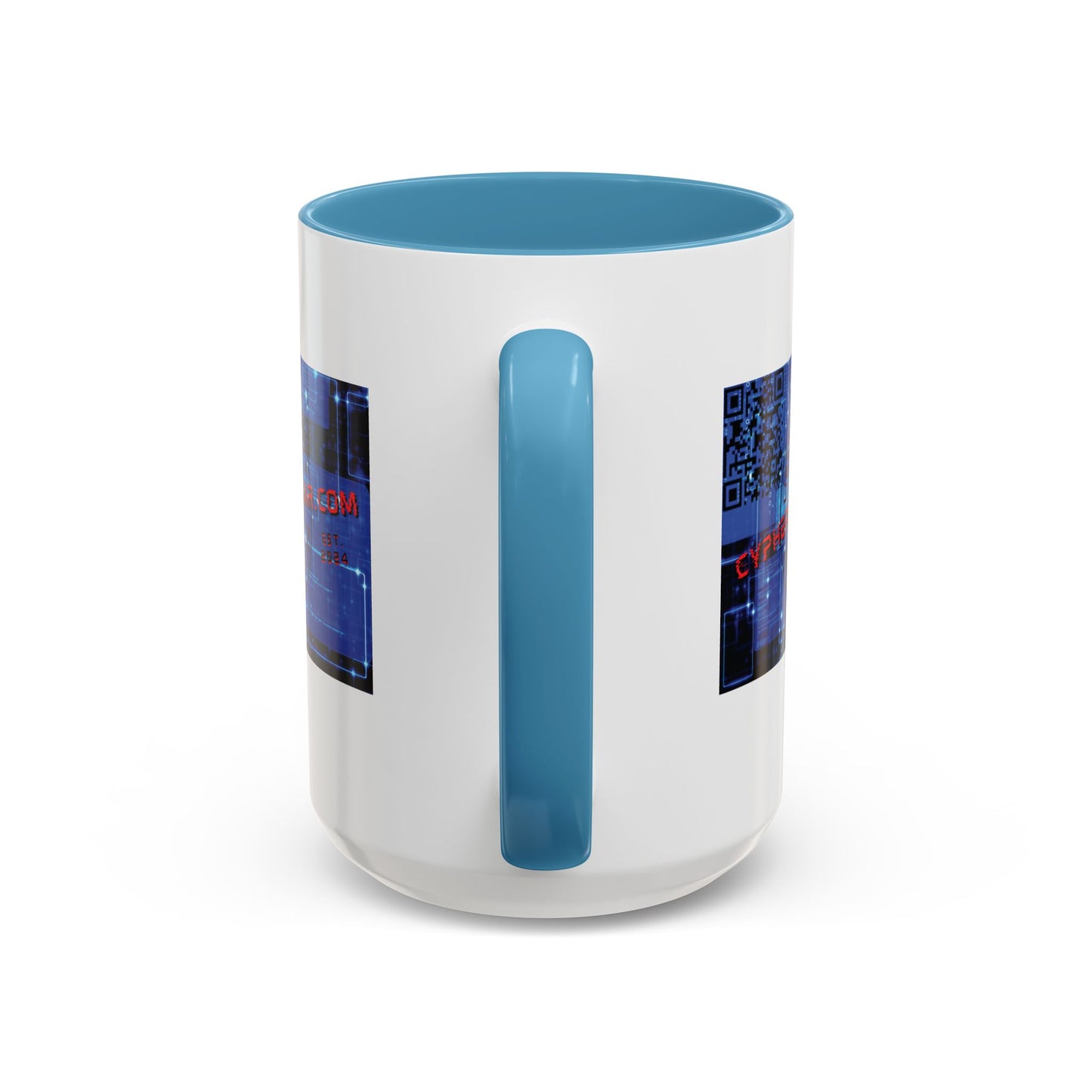 Cypherpunkgear.com logo Accent Mug by cypherpunkgear.com