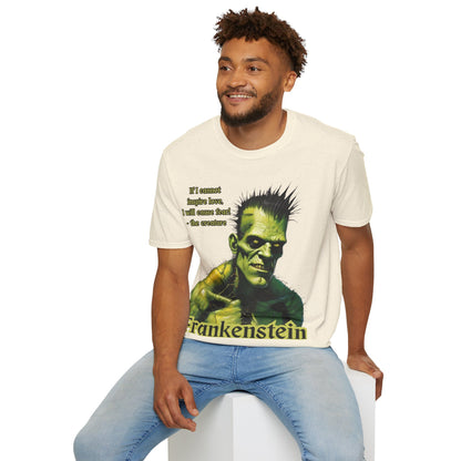 Frankenstein's Creature Light colors Unisex T-Shirt by CreepyCrafts.boo