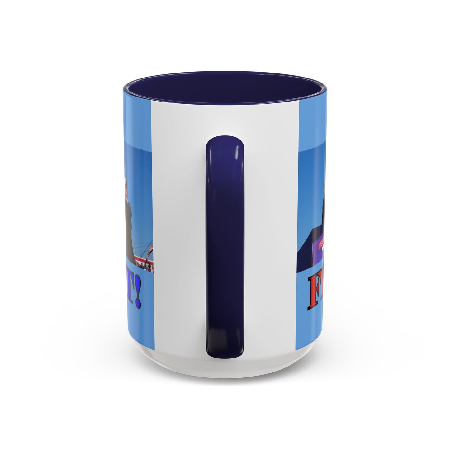 Fight! Accent Mug by cypherpunkgear