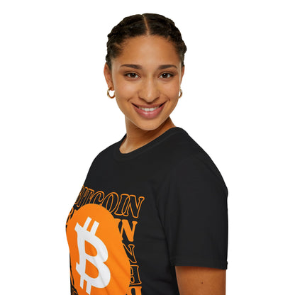 Bitcoin Bitcoin Bitcoin (BTC) Dark colors Unisex T-Shirt by cypherpunkgear.com