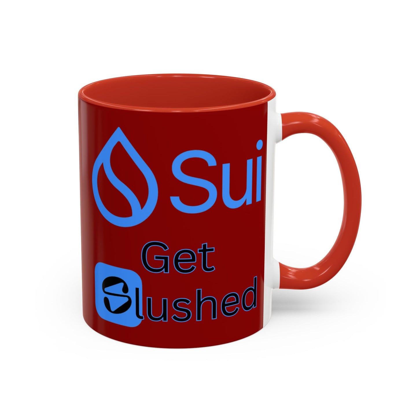 Sui: Get Slushed Red Accent Mug by cypherpunkgear.com
