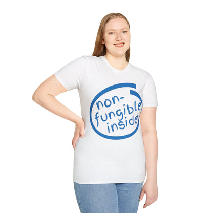 Non-Fungible Inside Light colors Unisex T-Shirt by cypherpunkgear.com