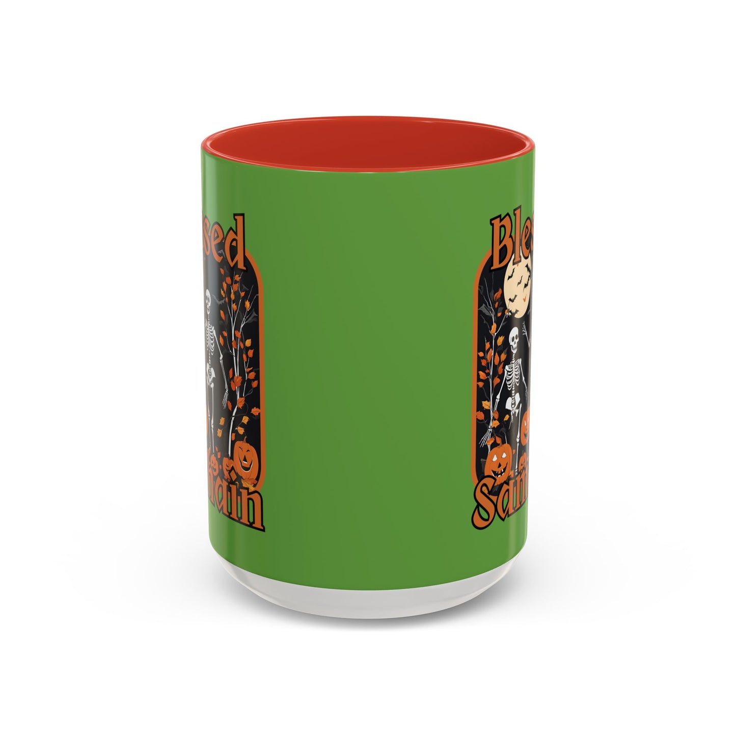 Spooktacular Skeletons of Samhain Accent Mug by CreepyCrafts.boo