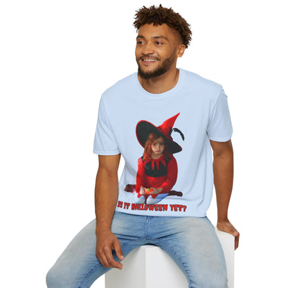 Is it Halloween yet? Light colors Unisex T-Shirt by CreepyCrafts.boo