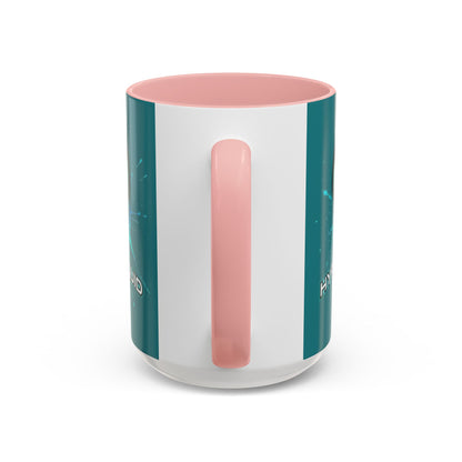 HYPE Drip Hyperliquid Accent Mug by cypherpunkgear.com