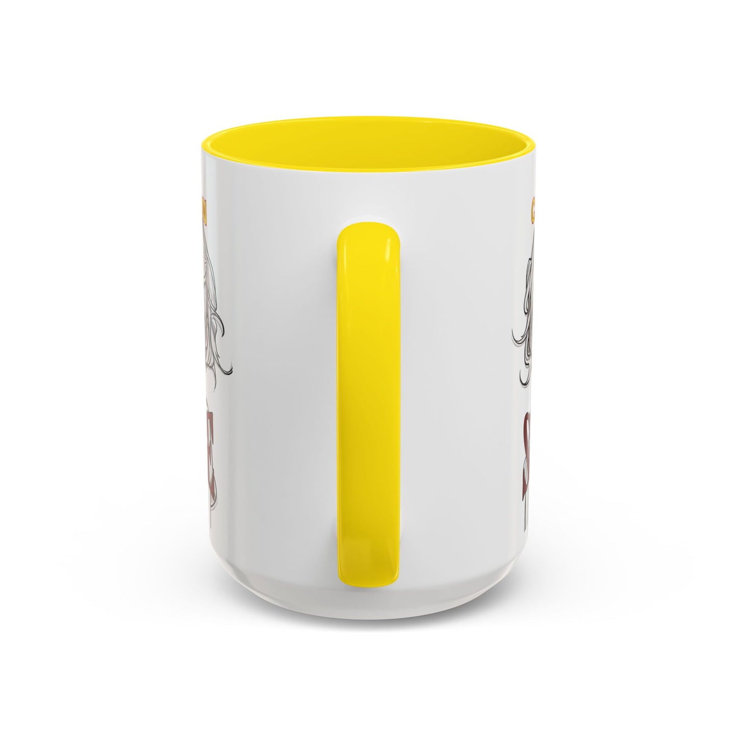 Caution, Savage White Accent Mug by cypherpunkgear.com
