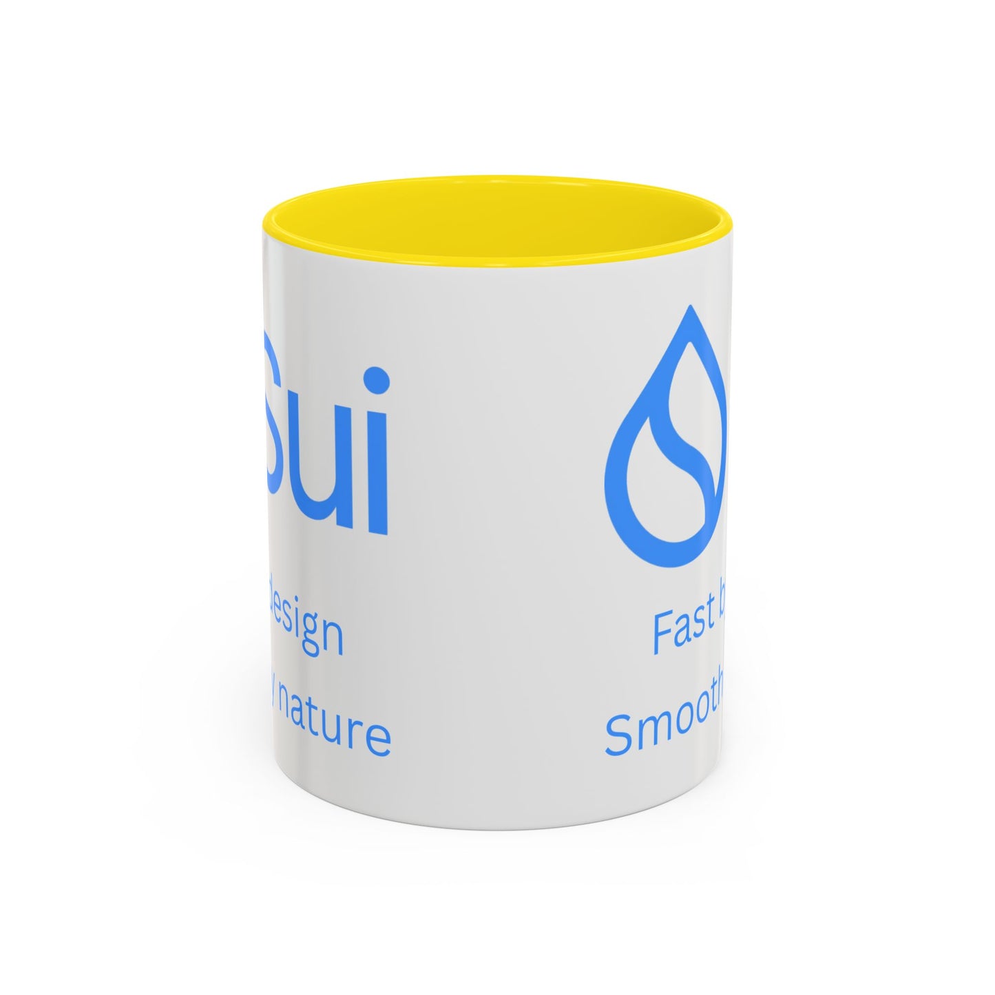 SUI White Accent Mug by cypherpunkgear.com