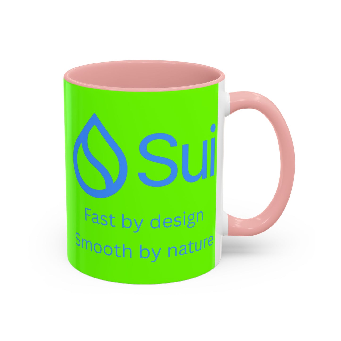 SUI Green Accent Mug by cypherpunkgear.com