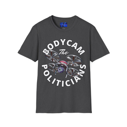 Bodycam the Politicians Drone Dark colors Unisex T-Shirt by cypherpunkgear.com