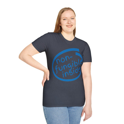 Non-Fungible Inside Dark colors Unisex T-Shirt by cypherpunkgear.com
