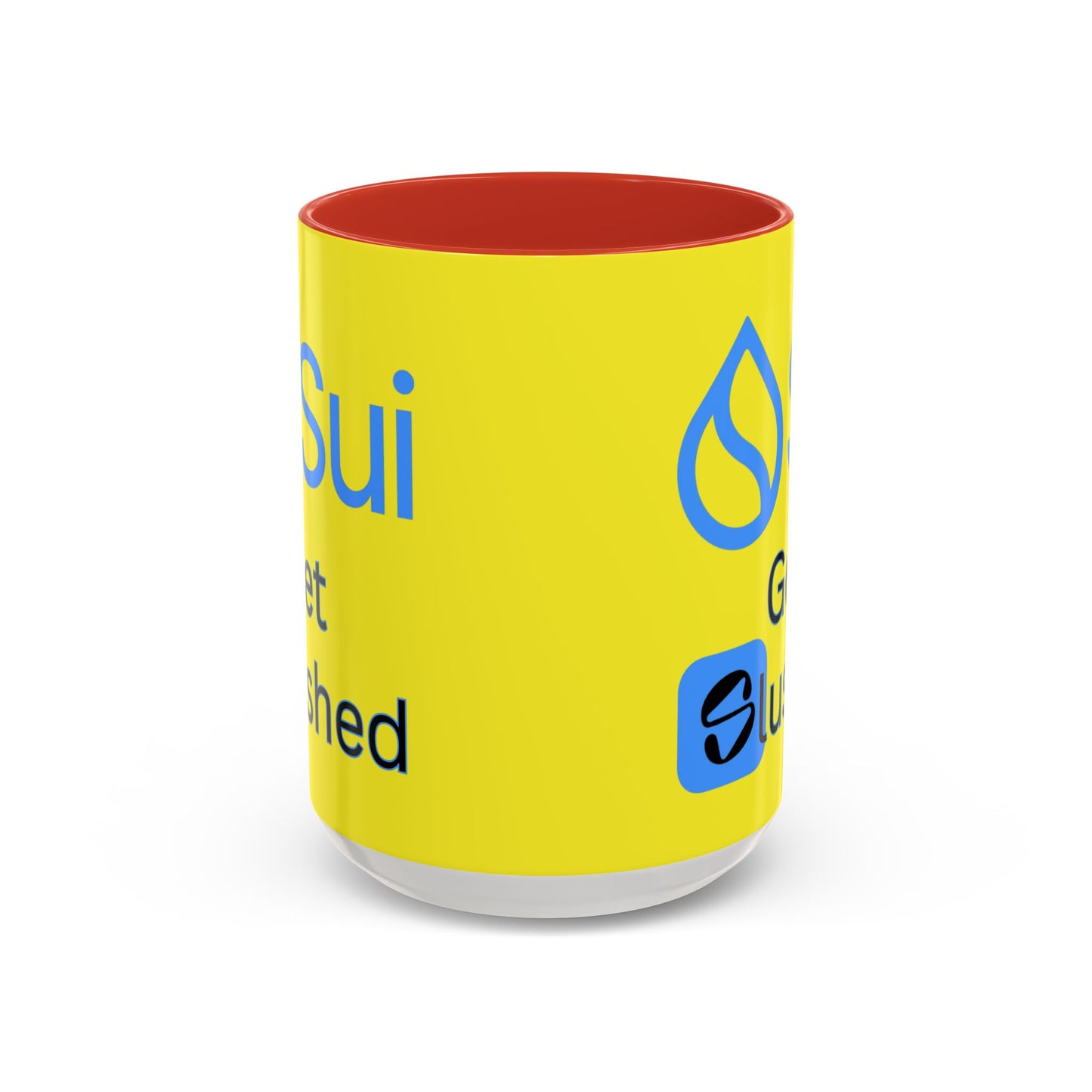 Sui: Get Slushed Yellow Accent Mug by cypherpunkgear.com