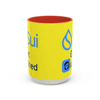 Sui: Get Slushed Yellow Accent Mug by cypherpunkgear.com