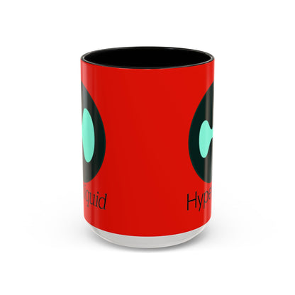 Hyperliquid Black font Red Accent Mug by cypherpunkgear.com