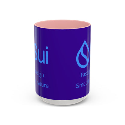 SUI Purple Accent Mug by cypherpunkgear.com