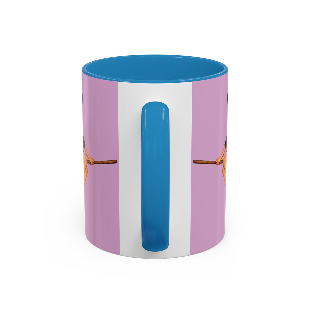 Hazel Hex Pink Accent Mug by CreepyCrafts.boo