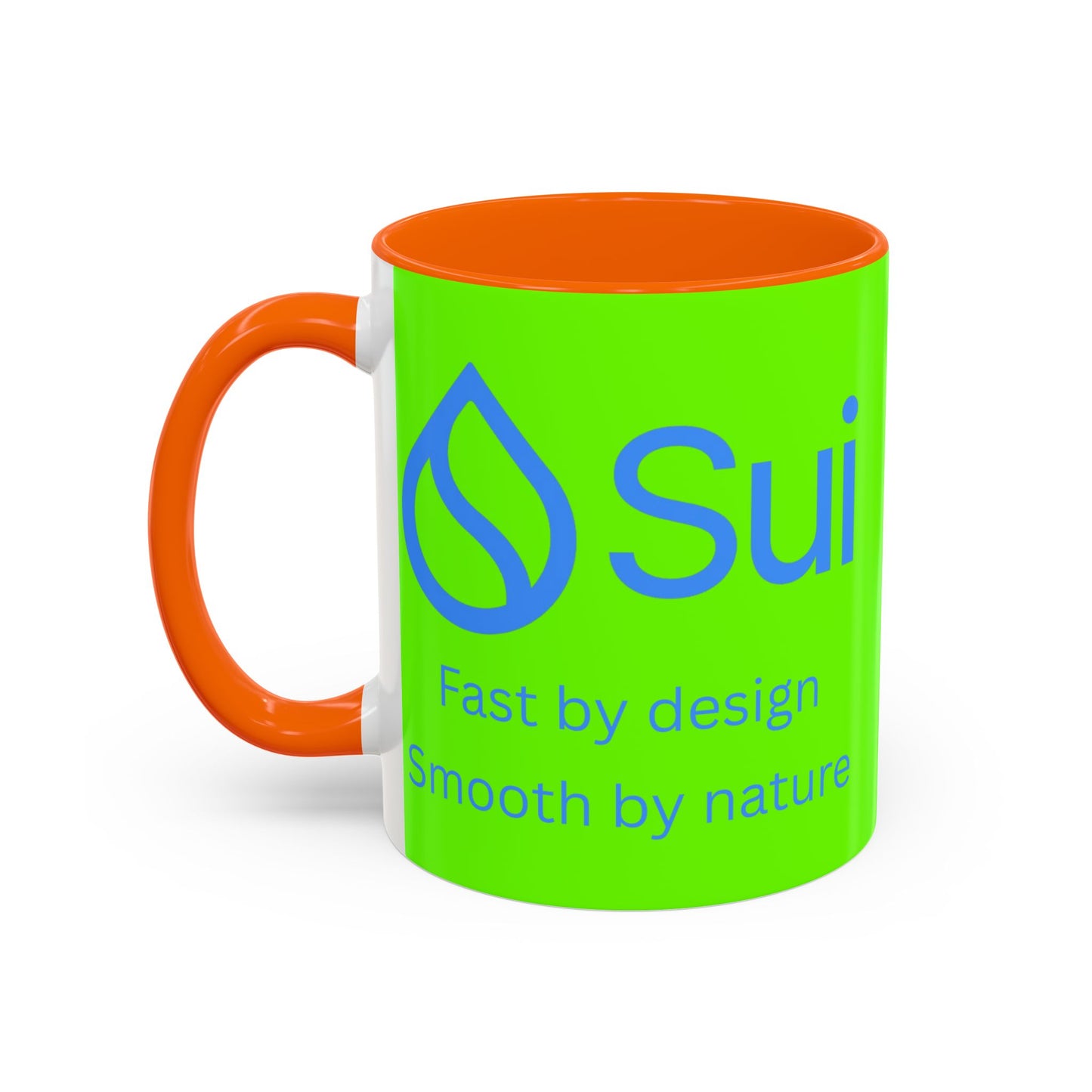 SUI Green Accent Mug by cypherpunkgear.com