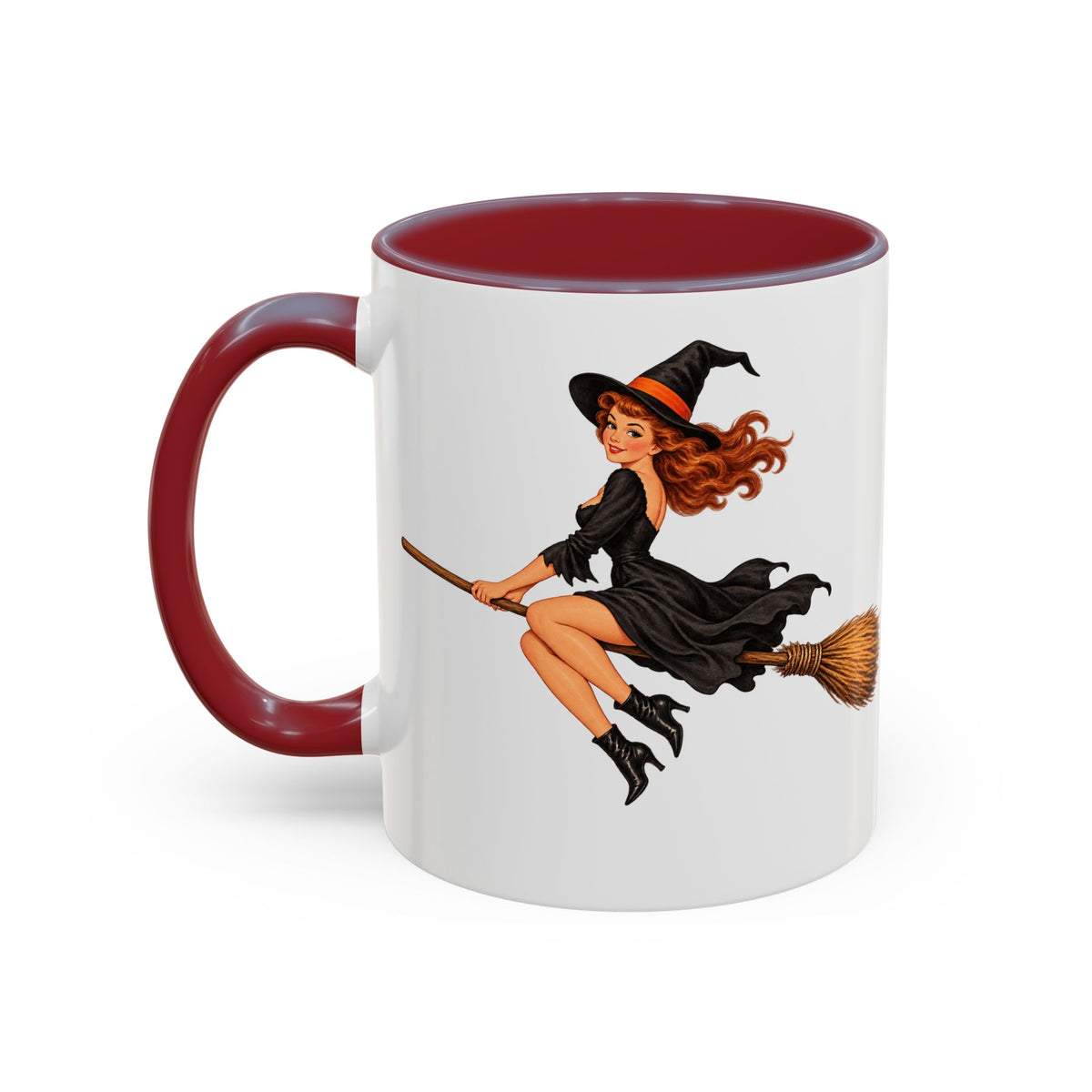 Hazel Hex White Accent Mug by CreepyCrafts.boo