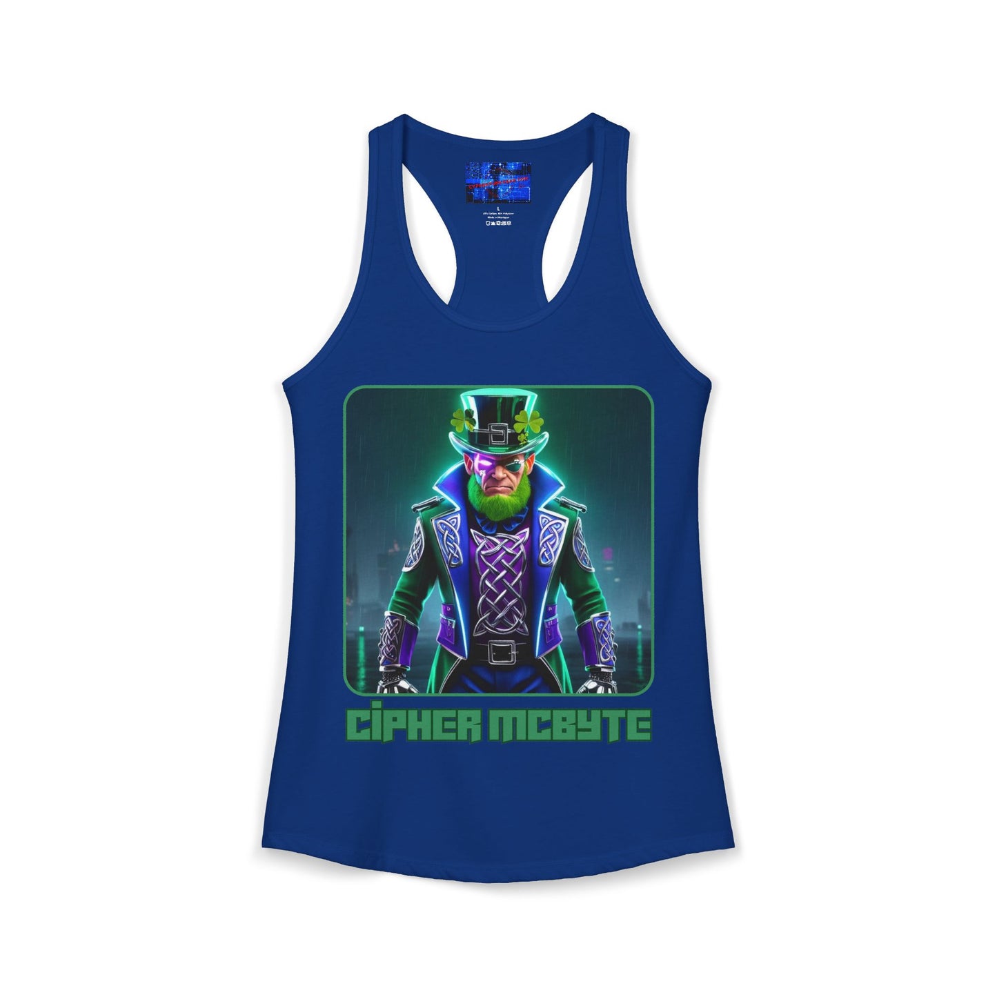Cipher McByte Women's Racerback Tank Top by cypherpunkgear.com