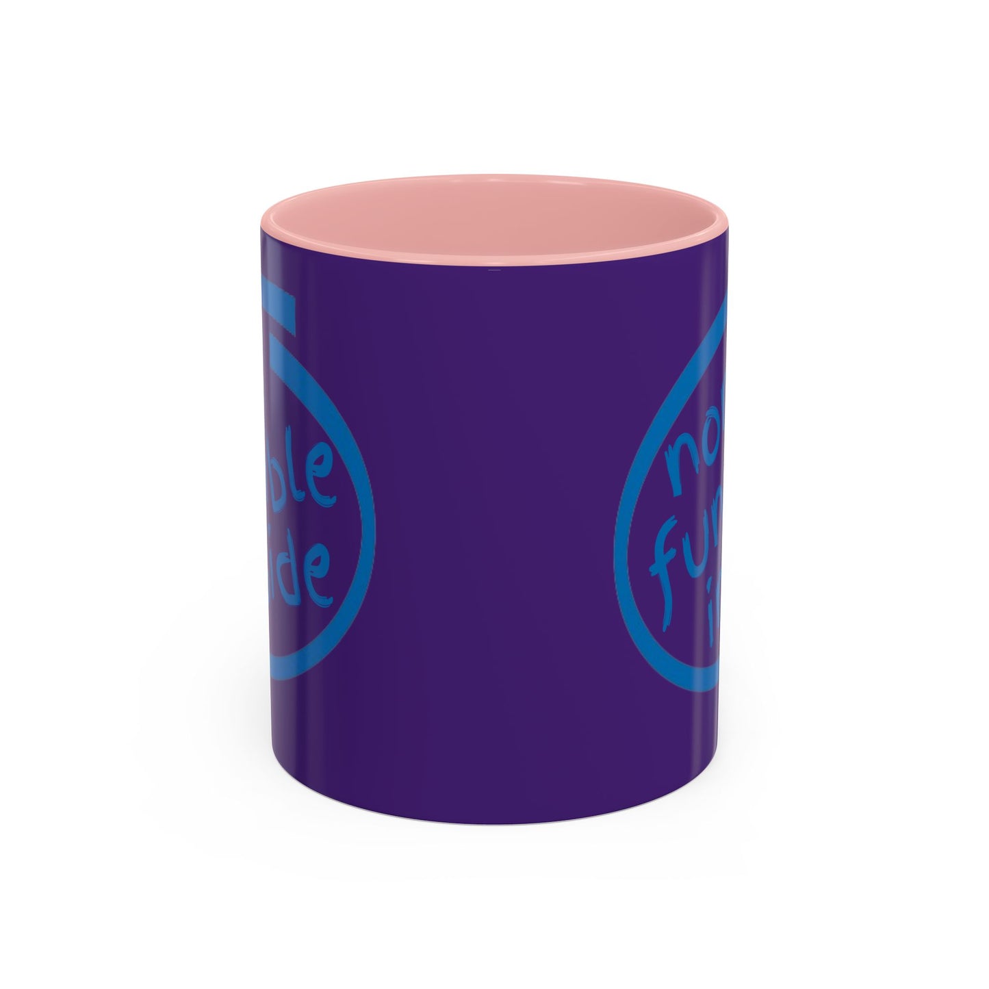 Non-Fungible Inside Purple Accent Mug by cypherpunkgear.com