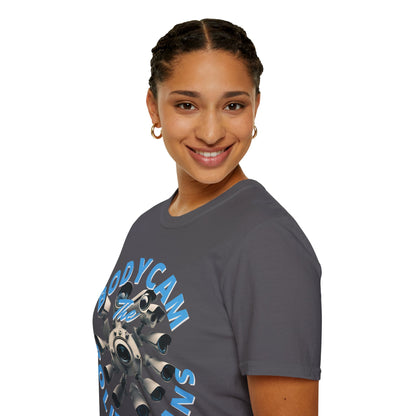 Bodycam the Politicians Cameras Dark colors Unisex T-Shirt by cypherpunkgear.com